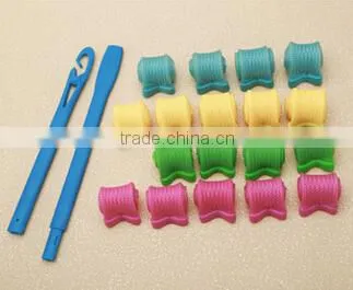 Professional High Quality New Style DIY Hairdressing Heliciform Manumotive PP Hair Roller photo-2