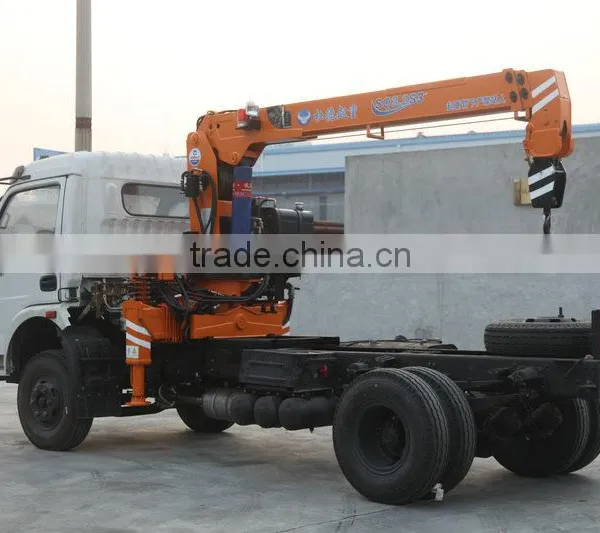 3.2ton Telescopic Boom Crane and Accessories,SQ3.2S3, Hydraulic Truck Mounted Crane. photo-4