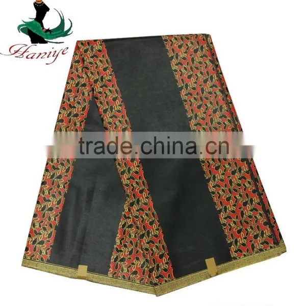 Black and White Real Wax Fabric African Printed Jave Wax Fabric SMJW-1 High Quality photo-5