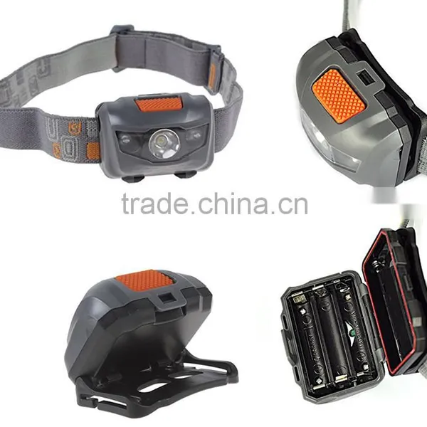 Cheaper Popular 1W+2 Red LED Headlight Camping Headlamp Outdoor Emergency Head Torch photo-6
