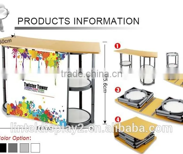 Aluminium Showcase Reception Counter photo-2