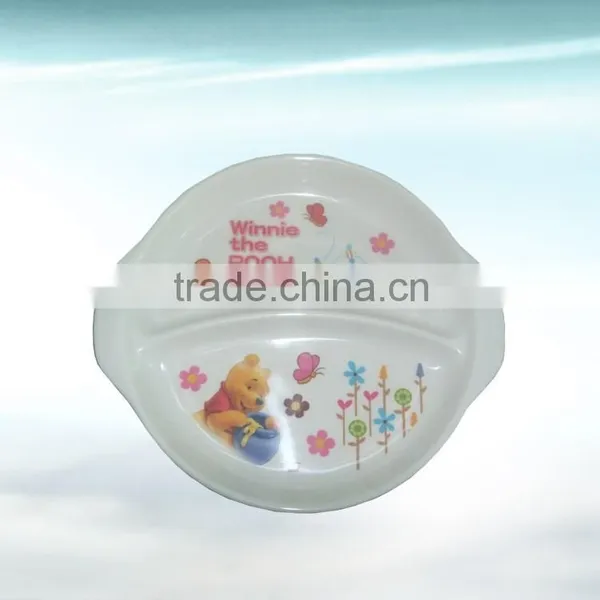 Melamine Divided Plate With 2 Compartment photo-2