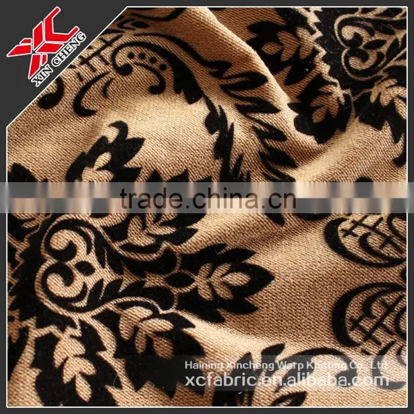 Polyester Flocked/flock/flocking Fabric for Sofa/toy/upholstery/home Textile