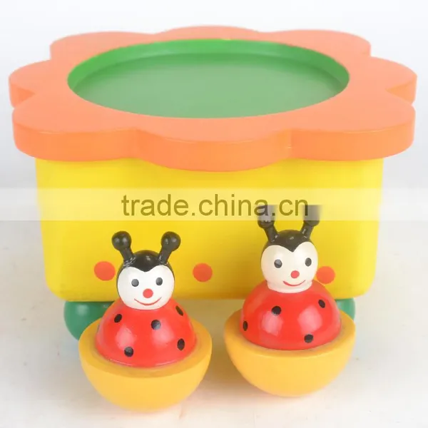Baby Children Dancing Figure Wooden Musical Money Box Music Box photo-5