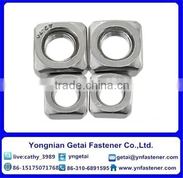 Stainless Steel 304 Square Nuts photo-6