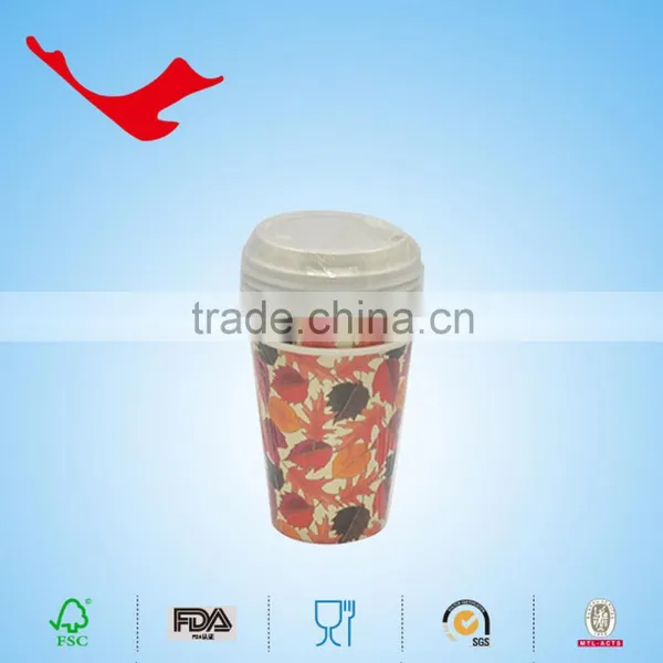 Print Paper Cup With Lid and Straw for Coffee Tea &beverage photo-5