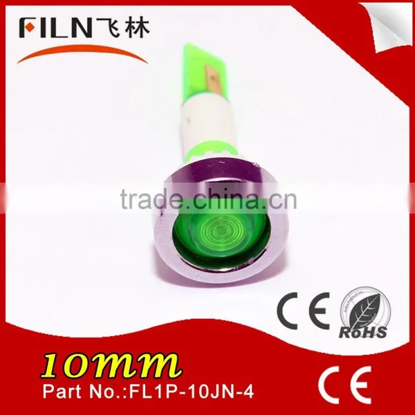 10mm Pure Color High Brightness 24vdc Led Pilot Water With Connector Terminal photo-2