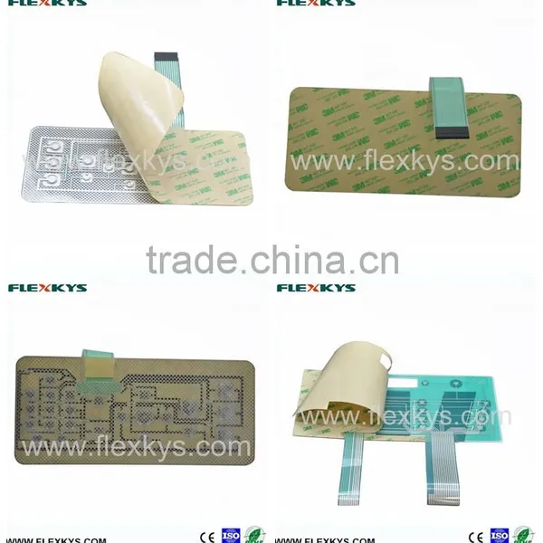 Metal Dome Membrane Switch With Transparent PET Display Window for Industrial Equipment photo-6