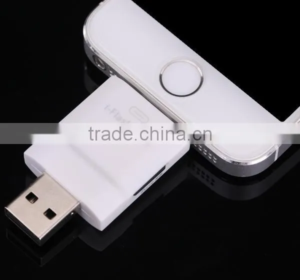 New I-FlashDrive OTG Adapter Smart TF Card Reader For IPhone/iPad Dual Storage ,Easy to Save Image & Video photo-2