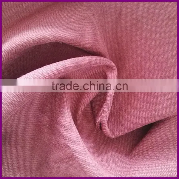 Stock Fabric Cotton Coat Fabric Wine Color 130gsm photo-2