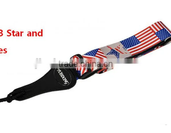 The US/American National Fag Star and Stripes Guitar Belt/guitar Strap