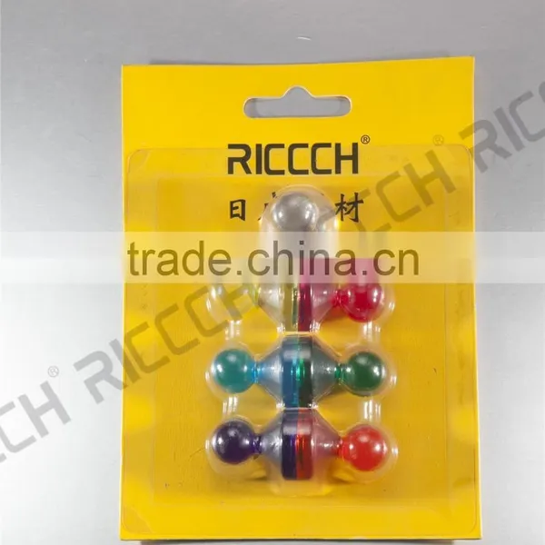 High Quality Acrylic Magnet Push Pin/Office Magnetic Push Pin/Customized Magnetic Push Pins photo-3