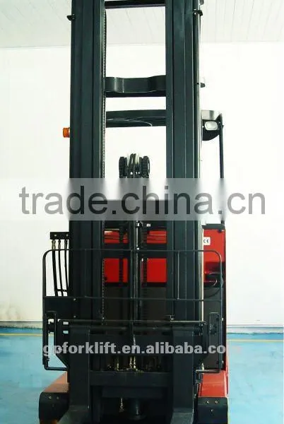 1.5T Electric Reach Forklift Truck-standing photo-2