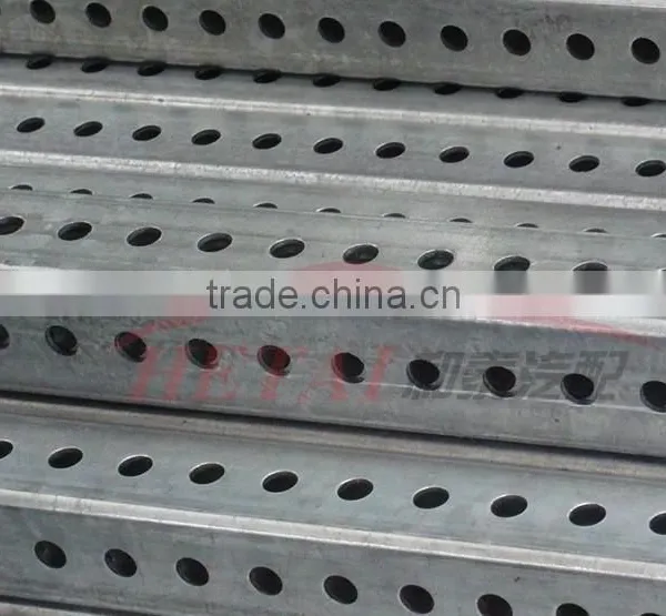 Galvanized Square Steel Road Sign Pole With Holes photo-2
