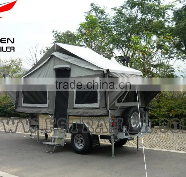 Off Road Front Forward Hard Floor Travel Trailer Caravan 4X4 4WD Camper Trailer C12S photo-2