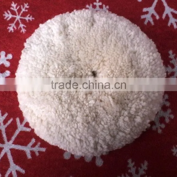 8'' Double Sides Wool Buffing Pad Made by RT112 Wool photo-3