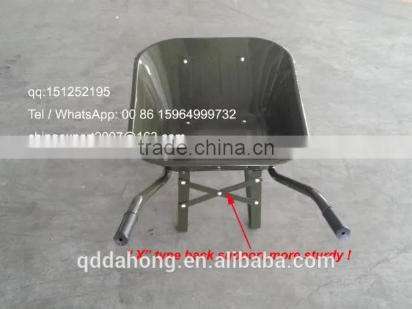 Hot Sale Concrete Wheel Barrow Building Tools With Solid Wheel WB6400 photo-3