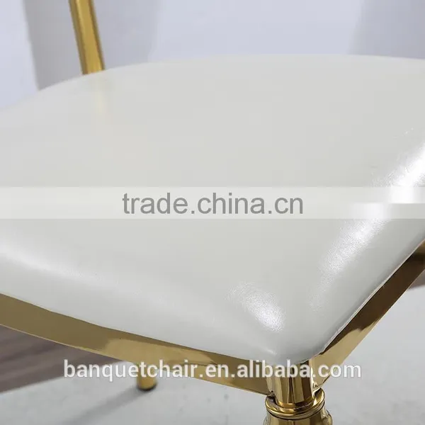 Mid Century Modern Design Stainless Steel Chair Stainless Steel Banquet Chair photo-6