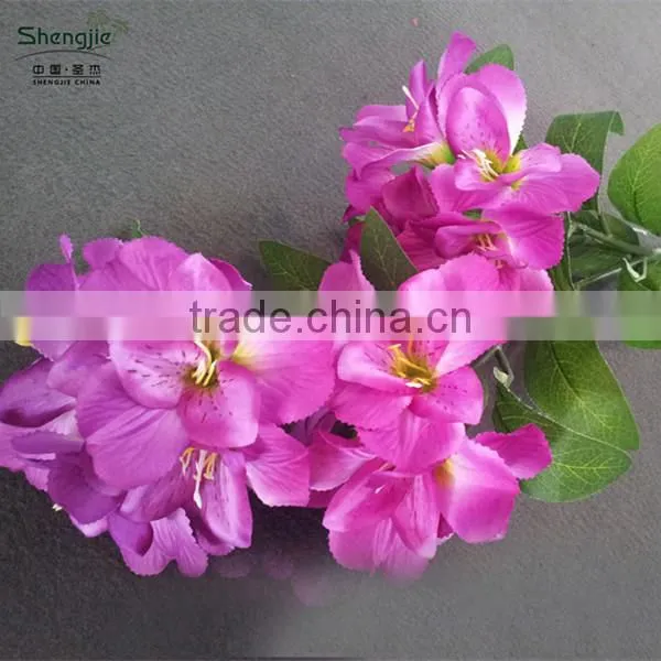 SJ10111108 Artificial Decorative Azalea Flower Wholesale Rhododendron Silk Flower photo-2