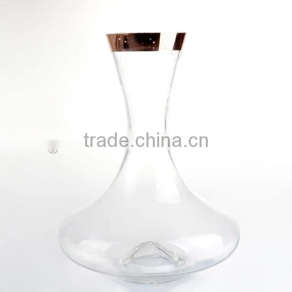 Rose Gold Electroplating of Mouth Wine Decanter photo-2
