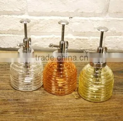 Pumpkin Shape Glass Spray Bottle With Plastic Tap/watering Can photo-2