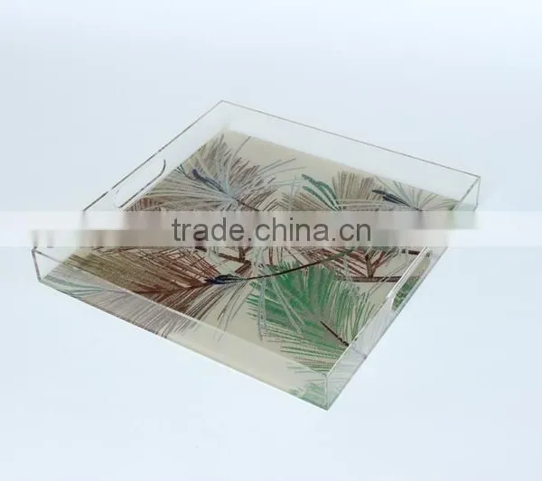 Wholesale Custom OEM Square Storage Tray,Acrylic Tray photo-4
