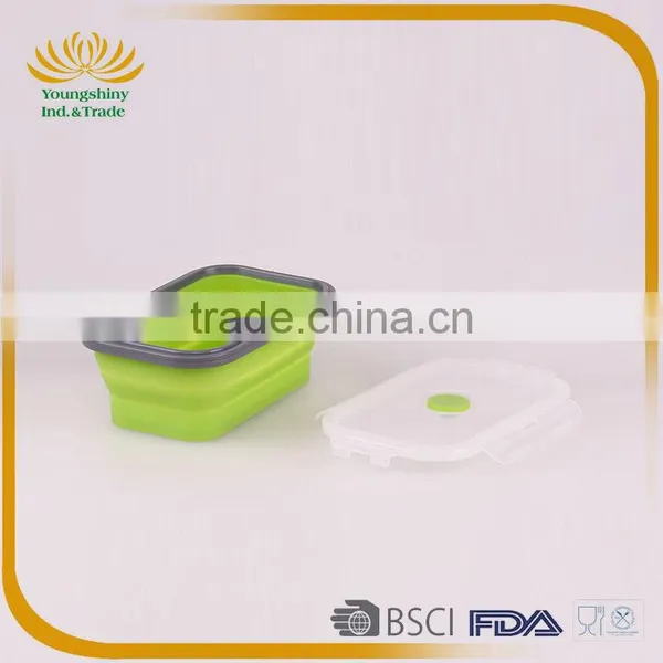 Silicone Collapsible Lunch Box for Kids photo-5