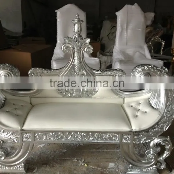 Weddings Decoration Stage Sofa Set & Chairs for Bride & Groom Classic Crafts photo-4