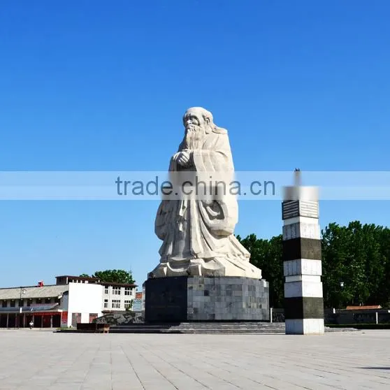 Outdoor Decoration High Quality Chinese Stone Garden Statue fo Lao zi photo-5