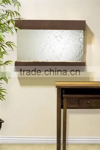 Hotel Water Wall Mounted LED Frame Mirror photo-2