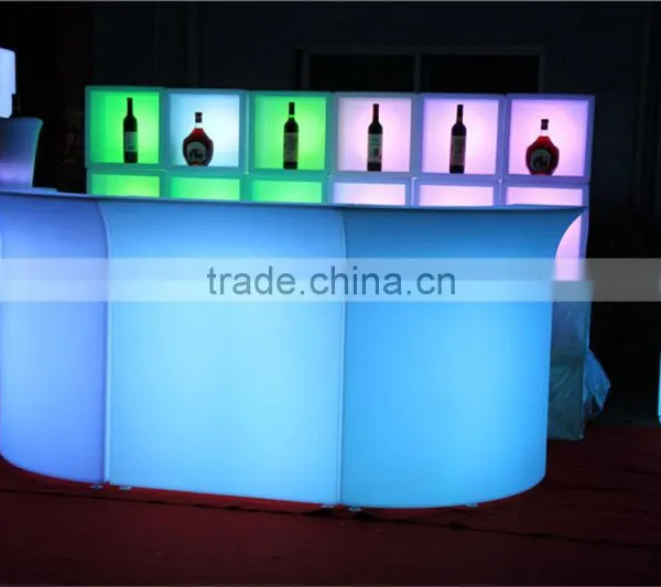 Modern Bar Furniture, LED Lighting Commercial Bar Counter photo-2