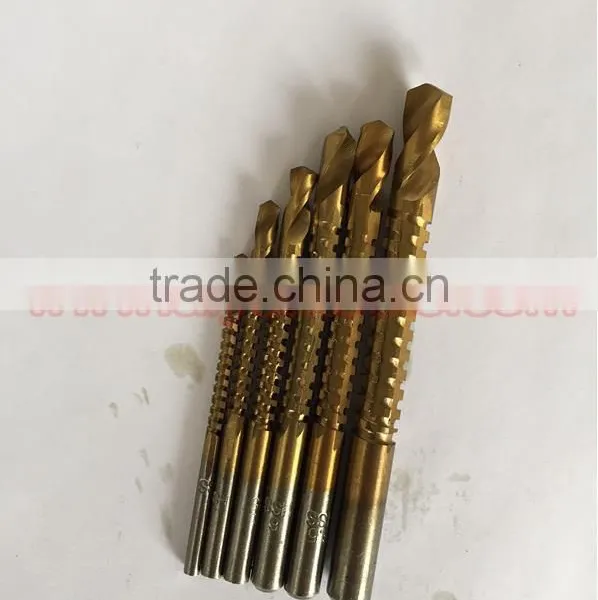 6pcs/set Titanium HSS Saw Drill Bit Electric Drill Hemp Flowers Drill Bits Set 1/4" 6.35mm Hex Shank photo-4