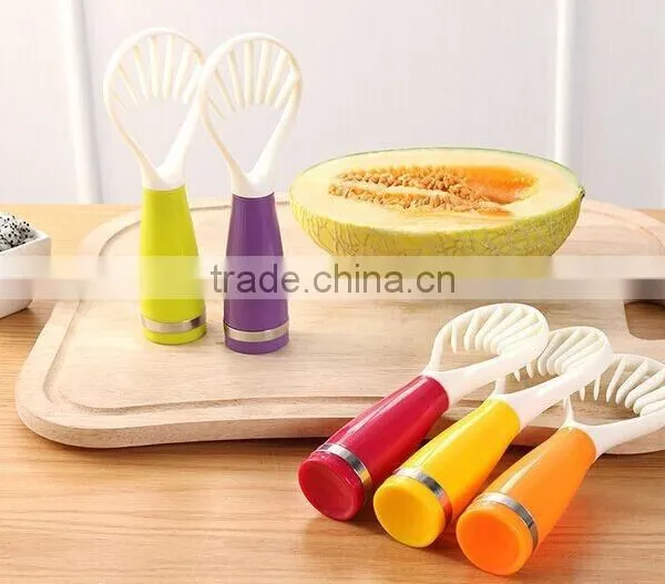 Promotional Kitchen Tool Multifunction Plastic Fruit Corer / Pitter and Slicer photo-6