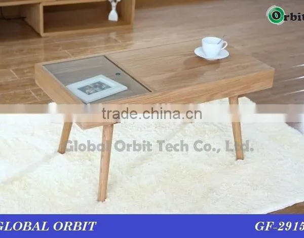 2015 High Gloss Wooden Legs for Modern Folding Wooden Coffee Table photo-4