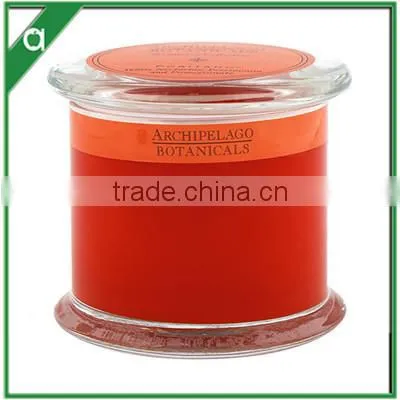 Multi Colored Scented Candle in Glass Jar With Glass Lid photo-5