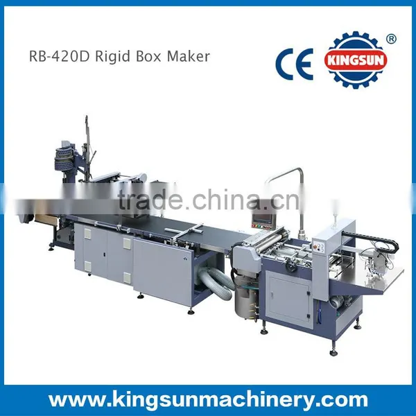 RB420D Semi Automatic Rigid Box Making Machine for Gift Box