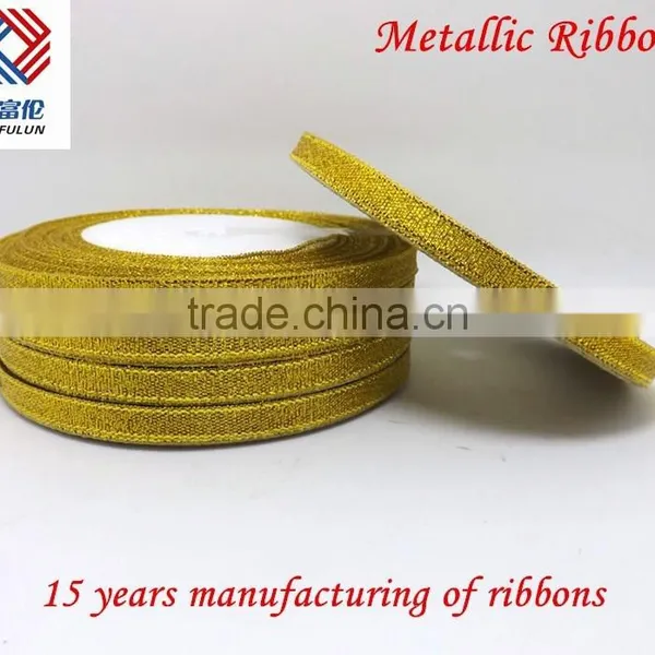 Silver Metallic Ribbon for Gift Package photo-5