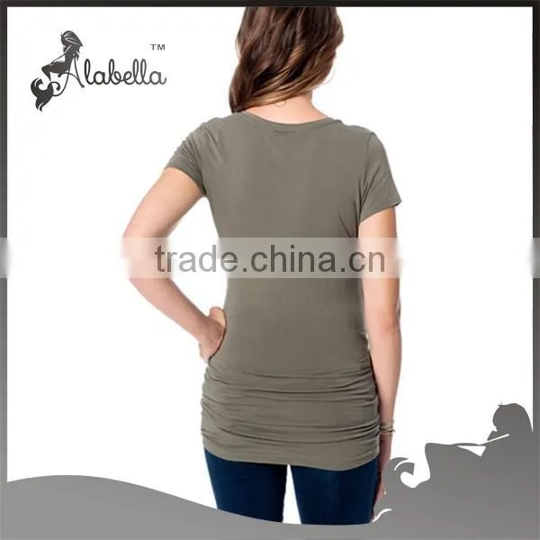 Wholesale 100% Cotton Maternity Wear ,maternity T-shirt photo-2