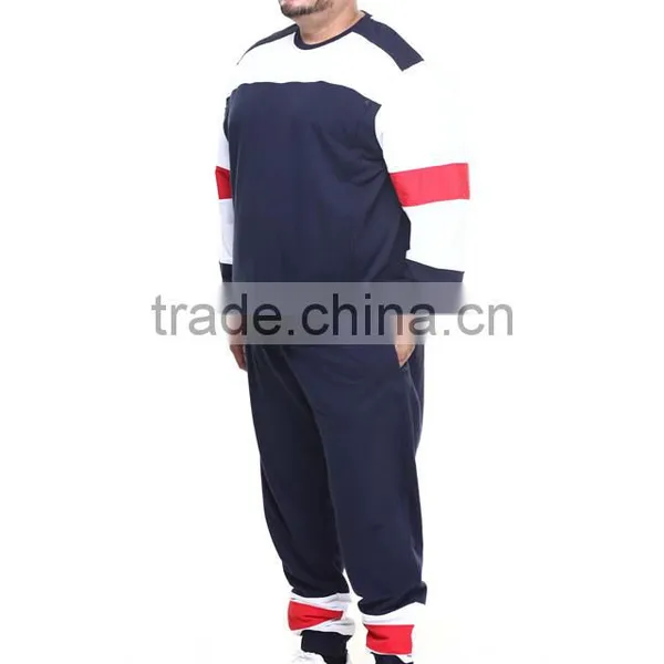 Adjustment Draw-strings Waistline Pants Pieced Contrasting Color Block Design Sweatpant Plus Size Casual Pant photo-4