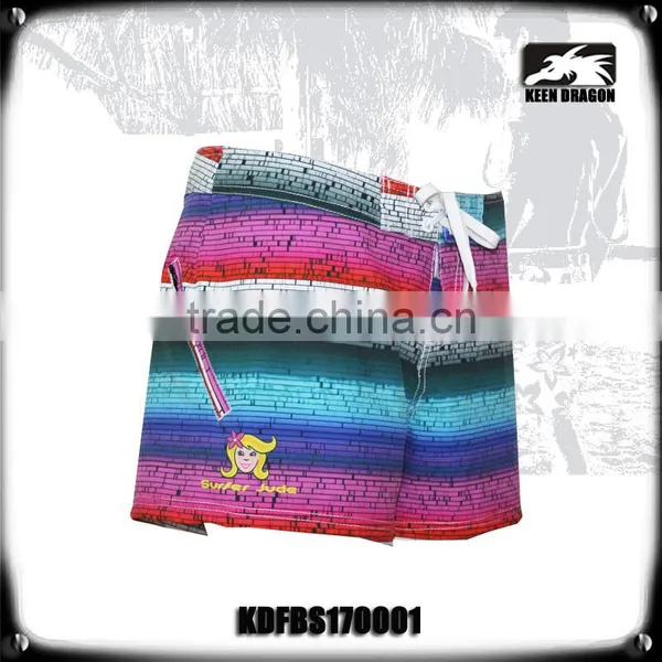 2017 Comfortable 4 Way Stretch Sexy Board Shorts for Women photo-4
