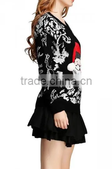 Beautiful New Fashion Christmas Sweater Designs for Women 2016 photo-2