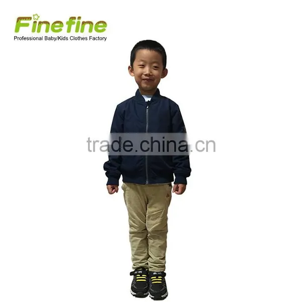 Hot Selling Europe Market 100% Polyester Kids Bomber Jacket Wholesale photo-2