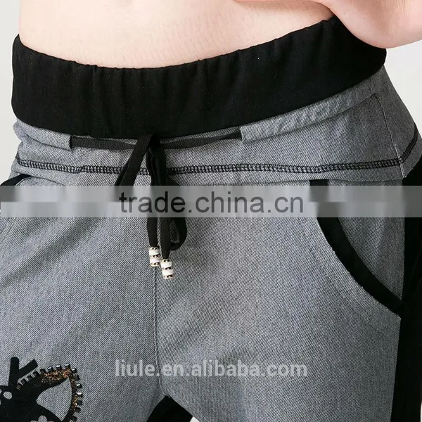 Animal Pattern Printed Harem Women Hip Hop Pants With Side Pockets photo-4