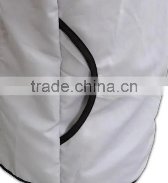 China Manufactory High Quality Light Color Tailored Unique Pocket Work Vest photo-6