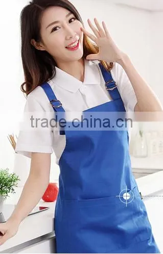 Cotton Apron Custom Logo Printing Kitchen Chef Adult Waterproof Overalls Advertising Work Aprons Customized photo-3
