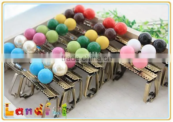High Quality Colorful Purse Frame Handbag Supplies Metal Purse Frame photo-2