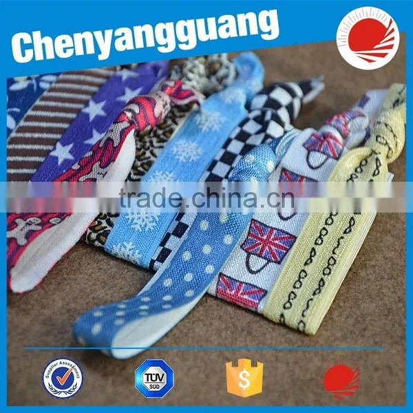 Factory Supply Custom Print Fold Over Elastic Webbing photo-6