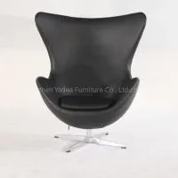 Factory Egg Chair With Aluminum Legs and Fiberglass Frame Egg Chair Manufacturer