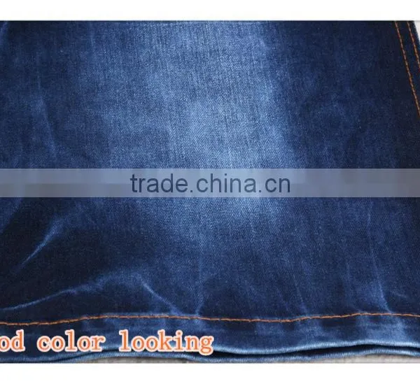 Wholesale 100% Rope Dye Cotton Jersey Knitted Denim Fabric photo-6