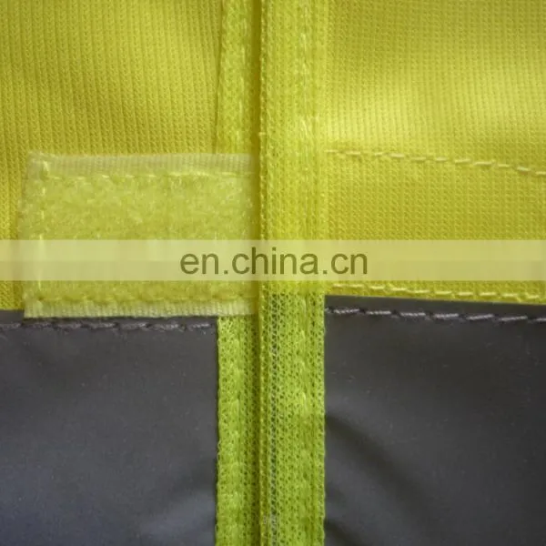 Customized Road Safety Vest Reflective Vest Fluorescence Yellow Vest photo-5